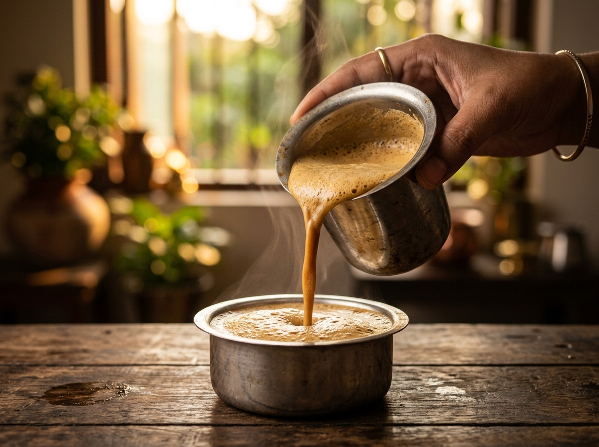 South Indian filter coffee